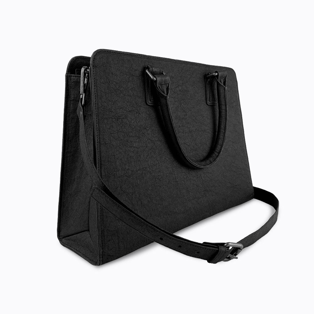 Sac à main grande taille Solene noir - Kairnel Kehio